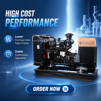Groupe électrogène diesel super silencieux à châssis ouvert de 40 kW 50 kVA avec démarrage automatique et ATS |   Générateur diesel à vendre