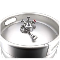 Accessoires de brassage à domicile Guten, bouchon de 2 pouces avec embout à gaz, embout à bière et soupape de décharge de pression pour réservoir de fermentation/fermenteur sous pression