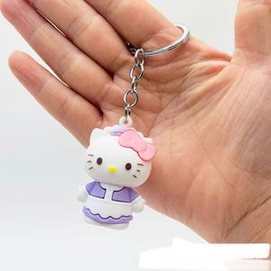 Groothandel 3d Pvc Sleutelhanger Custom <span class=keywords><strong>Cartoon</strong></span> Roze Hello <span class=keywords><strong>Kitty</strong></span> <span class=keywords><strong>Cat</strong></span> Serie Zacht Rubber Sleutelhanger Speelgoed Voor Bulk Bestelling - Product Image 4