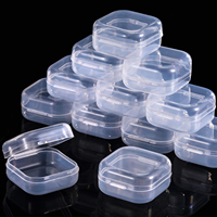 Boîtes de voyage en plastique personnalisées pour médicaments, avec impression professionnelle, fermeture à fermoir, translucides, en matériau PP, boîte en plastique translucide