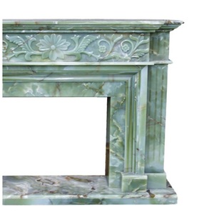 Décoration en marbre naturel chinois et européen, Cheminée de style Jade Boutique, Mur d'arrière-plan haut de gamme pour entrée, Fabrication de cheminées - Product Image 1