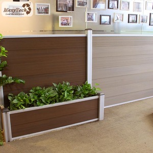 Outdoor euro disegno ha garantito di alluminio wpc pannello di recinzione per il giardino - Product Image 1