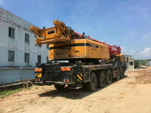 Camion-grue d'occasion de haute qualité Sany 100T certifié EPA, système hydraulique fluide pour travaux de construction lourde - Product Image 5