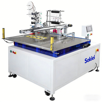 Machine à coudre industrielle entièrement automatique avec moteur programmable et composants centraux à engrenages, bordure à quatre côtés haute vitesse