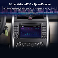 Junsun-Autoradio Android pour Mercedes Benz B200 Class Sprinter W906 Viano Vito W639, Navigation Stéréo