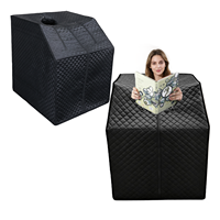 Ruang Sauna Inframerah Jauh Karbon Panas Kering Terapi Setengah Badan Berdiri ZT Design 1500W Pengaturan Suhu 25-80C untuk Penggunaan Luar Ruangan