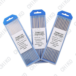 TIG Welding Tungsten Electrodes 10-Pack Blue - 2% Lanthanated Tungsten WL20/E