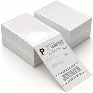 Direct Thermal 4x6 Labels Custom Adhesive Waybill Paper Shipping Labels 100x150 Barcode Heat Sensitive Stickers for Grocery Use