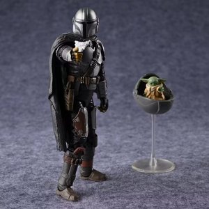 Figura de acción militar en miniatura de las Fuerzas Especiales de The Mandalorian, Dark Trooper de Marvel The Black Series, con armas - Product Image 3