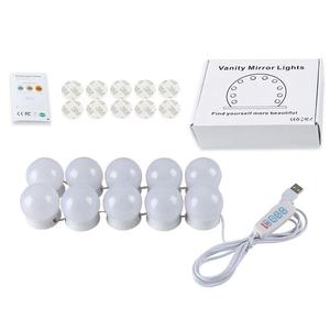 Bombillas LED <span class=keywords><strong>para</strong></span> <span class=keywords><strong>espejo</strong></span> <span class=keywords><strong>de</strong></span> maquillaje, USB, 5V, luces <span class=keywords><strong>para</strong></span> <span class=keywords><strong>espejo</strong></span> <span class=keywords><strong>de</strong></span> tocador, iluminación <span class=keywords><strong>para</strong></span> tocador <span class=keywords><strong>de</strong></span> <span class=keywords><strong>baño</strong></span>, lámpara <span class=keywords><strong>de</strong></span> pared LED regulable - Product Image 1