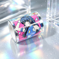 Cinta Adhesiva Translúcida para Planificación, Marca Hercter, Diseño Continuo de Anime, Impresión Personalizada