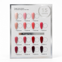 Présentoir de vernis à ongles professionnel 15 couleurs, nouveau design, avec support métallique pour salon