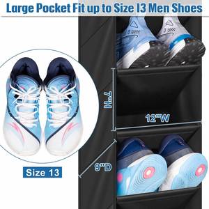 Door-Hanging <b>Storage</b> Rack Wardrobe Hanging <b>Storage</b> Bag Wardrobe Organization Multi-Compartment <b>Storage</b> Hanging Bag - Product Image 3