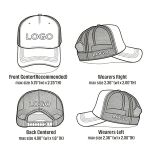 Gorras Trucker <span class=keywords><strong>de</strong></span> 5 Paneles Personalizadas al por Mayor con Logotipo <span class=keywords><strong>de</strong></span> Parche, Camuflaje, Malla Perforada con Láser, para Deportes Casuales al Aire Libre - Product Image 4