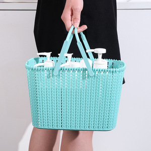 Bathroom Storage Basket Rectangle Dark Gray <b>Light</b> Green Eco Friendly Standing Type Multi Functional Household <b>Bath</b> Organizer - Product Image 2
