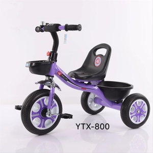 Triciclo <span class=keywords><strong>3</strong></span>-in-1 per bambini, giocattolo da giro con manubrio e pedale morbido da sella alimentato a spinta - Product Image 2