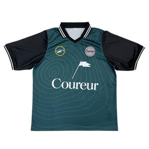 Vintage Oversized Mode Voetbal Jersey Gesublimeerd Voetbalshirts Voor Sportkleding - Product Image 2