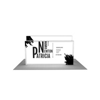Présentoir LED rétroéclairé de 1,5 m avec cadre en aluminium SEG et tissu polyester tendu, couleur intégrale, pour podium, exposition, promotion et salon professionnel