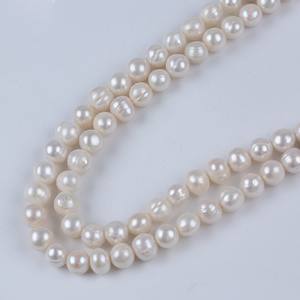 Perlas de Agua Dulce Barrocas de 10-11 mm con Orificio Recto, Material para Collar y Pulsera, Imitación Natural de Zhuji para Diseño Creativo - Product Image 4