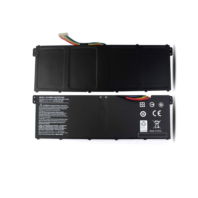 Battery AC14B8K for Nitro 5 AN515-51 Aspire V3-371 ES1-111 R5-471T Series Notebook Li-ion Battery Pack 15.2v 48wh