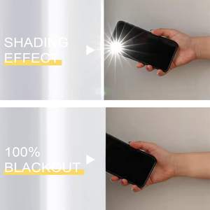 Fenêtres à isolation thermique noire rideaux acoustiques œillets haut 100% panneaux de rideaux occultants pour la maison chambre salon hôtel - Product Image 4