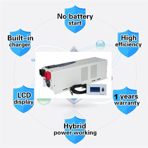 มอเตอร์ Maili 4000W 24V-110V คลื่นไซน์บริสุทธิ์ เครื่องชาร์จแบตเตอรี่พลังงานแสงอาทิตย์เฟสเดียว ควบคุมกระแสไฟ 120V AC 90% - Product Image 6