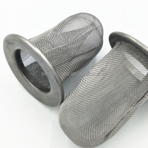 Phù hợp kích thước <span class=keywords><strong>100</strong></span> 80 60 lưới 304 dây thép không gỉ lưới cap Lọc Dome hình dạng lưới lọc - Product Image 3