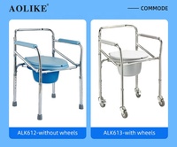 Chaise pliante à faible MOQ pour personnes âgées, rééducation, AOLIKE CE ISO UKCA pour les soins de santé