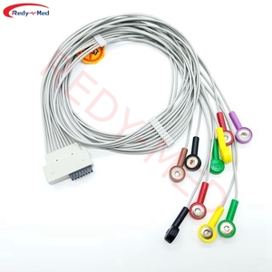 Accessoires médicaux Câbles ECG Holter Snap 10 fils compatibles pour Cardioline - Product Image 2