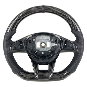 Volante de Fibra de Carbono Real a <span class=keywords><strong>Precio</strong></span> de Fábrica para <span class=keywords><strong>Mercedes</strong></span> Benz <span class=keywords><strong>AMG</strong></span> W205 W213 Clase C CLA <span class=keywords><strong>GLA</strong></span> 2015-2019 - Product Image 4