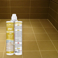Mastic d'étanchéité premium imperméable anti-moisissure pour carrelage, remplisseur de joints pour rénovation murale et de sol, 400 ml, coulis époxy pour carrelage