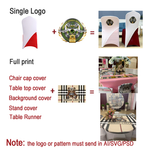 Custom <strong>Half</strong> <strong>Chair</strong> <strong>Covers</strong> <strong>Chair</strong> Sashes Bands/Hood/Hat for Event Wedding Party AD Decoration - Product Image 4