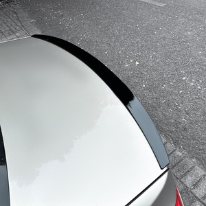 Bmw Rear Spoiler Piano Black Carbon Fiber Texture For 7 Series G11 G12 2016 2022 Trunk Lip Ducktail - Product Image 3