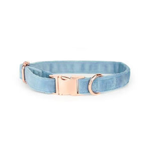 Arnés de Lujo Ecológico Personalizado para Perros, Correa de Terciopelo, Cordón de Algodón, Hebilla de Metal de Moda, Arnés de Lujo para Perros - Product Image 5