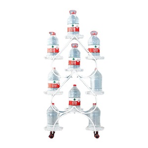 Support à fleurs en fer forgé de style européen avec roulettes, mobile et peu encombrant, adapté aux balcons et aux salons, grand modèle - Product Image 4