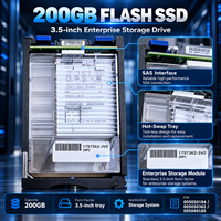 Untuk EMC V4-VS6F-200 005050184 005050362 005049185 200GB SAS 6Gbps 3.5 Inch Original Storage Flash SSD untuk VNX Array