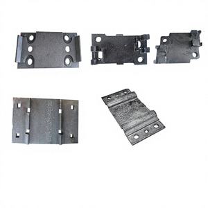 Fixations ferroviaires : Plaque <span class=keywords><strong>de</strong></span> fixation à double épaule pour traverses <span class=keywords><strong>de</strong></span> voie ferrée - Product Image 1