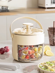 Công suất lớn Báo Chí khay đá thực phẩm hộ gia đình cấp tủ lạnh đông lạnh bóng đá nhân tạo PP cup Shape-<span class=keywords><strong>Ice</strong></span> <span class=keywords><strong>Cube</strong></span> khuôn lưu trữ hộp - Product Image 6