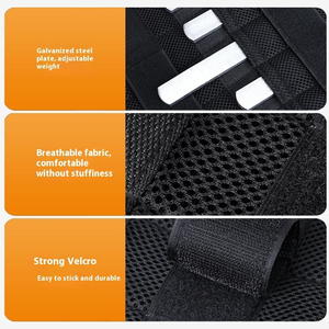 Placa de acero duradera ajustable, Pesas de tobillo y muñeca, equipo ponderado de entrenamiento de fuerza de pierna con correa de pierna cómoda - Product Image 5