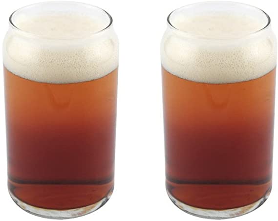 16oz/480ml clear glass drinking cup water glass beer glass can