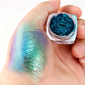 Pigment organique Chrome Caméléon, paillettes fines, poudre à ongles effet miroir, amélioration pour le nail art et les bombes de bain - Product Image 1