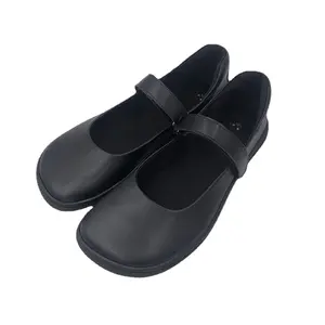 TipsieToes Daily Life <span class=keywords><strong>Noir</strong></span> en <span class=keywords><strong>cuir</strong></span> véritable Casual Slip-on Mode Femmes <span class=keywords><strong>pied</strong></span> <span class=keywords><strong>nu</strong></span> Baskets plates Chaussures plus grande taille 45 46 - Product Image 1
