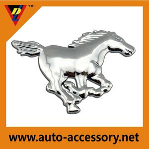 Insignias Personalizadas de Plástico ABS de Alta Calidad, Adhesivos con Logotipo de <span class=keywords><strong>Caballo</strong></span> para Automóviles, Galvanoplastia - Product Image 6