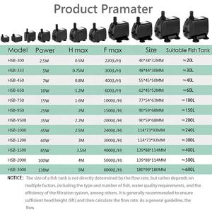 Juyang 25W Silent Aquarium <strong>Water</strong> <strong>Pump</strong> <strong>Mini</strong> Submersible Circulation <strong>Pump</strong> For Small Fish Tank &amp; Betta Aquariums - Product Image 2