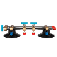 Nouveau style FY-RS-009 150MM 6 pouces Ligne de sécurité anti-fuite à ventouse à double barre pour ajustement des joints à angle droit