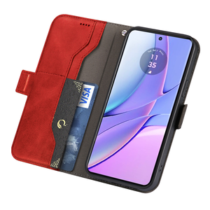Funda de teléfono de cuero con tapa y billetera de nuevo diseño para <span class=keywords><strong>Motorola</strong></span> <span class=keywords><strong>Edge</strong></span> 30 Ultra G Power 2022 E20 E30 E40 <span class=keywords><strong>Moto</strong></span> G Pure G50 G60s, funda de libro - Product Image 3