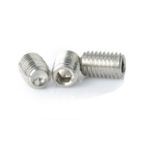 M2.5 M3 M4 M5 M6 M8 métrique tête hexagonale à six pans creux vis de réglage tête Allen vis sans tête en acier inoxydable classe 8