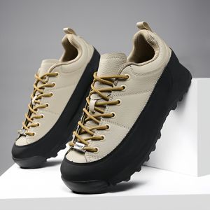 <span class=keywords><strong>Botas</strong></span> de Senderismo de Invierno de Alta Calidad, de Cuero Genuino, Impermeables, con Suela Gruesa, Resistentes al Desgaste y Antideslizantes - Product Image 3