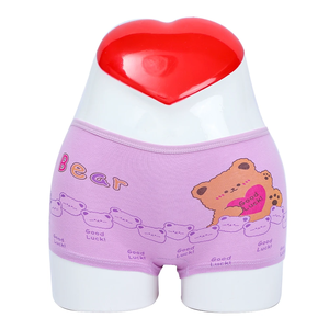 UOKIN cotone stampa cartone animato Boxer biancheria intima per bambini ragazze collant 4-10 età per bambini mutandine e Boxer - Product Image 2