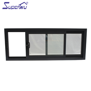 <span class=keywords><strong>Finestra</strong></span> Scorrevole in Vetro a Tre Pannelli con Motivo Orizzontale, Telaio in Alluminio Resistente agli Uragani - Product Image 4
